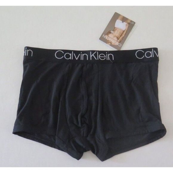 Calvin Klein NB1796 001 Men's Size Medium Black, Ultra-Soft Modal Boxer Briefs - Picture 2 of 5